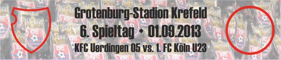 Banner des 6. Spieltag gegen 1. FC Köln U23