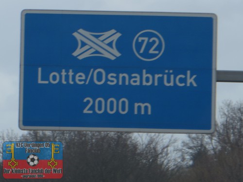 Auf zum Autobahnkreuz Lotte/Osnabrück