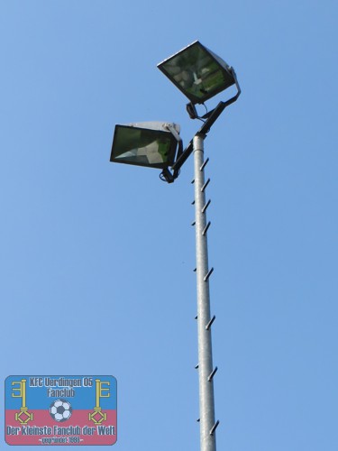 "Flutlicht"-Mast im Jahnstadion Wiedenbrück