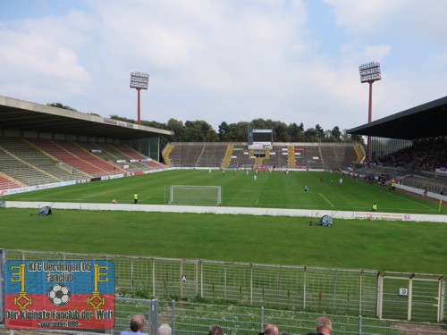 Blick ins Grotenburg-Stadion Krefeld