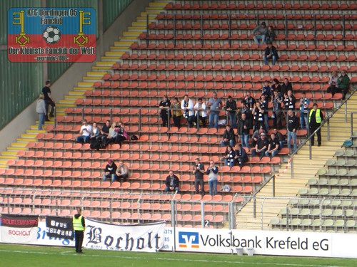 Bocholter Fans in der Krefelder Grotenburg