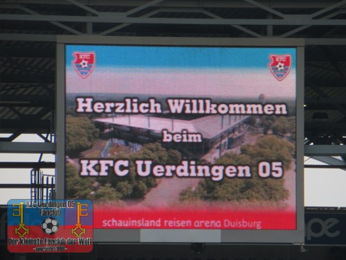 Der KFC in der MSV-Arena Duisburg