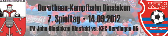 Banner des 7. Spieltag beim TV Jahn Dinslaken-Hiesfeld