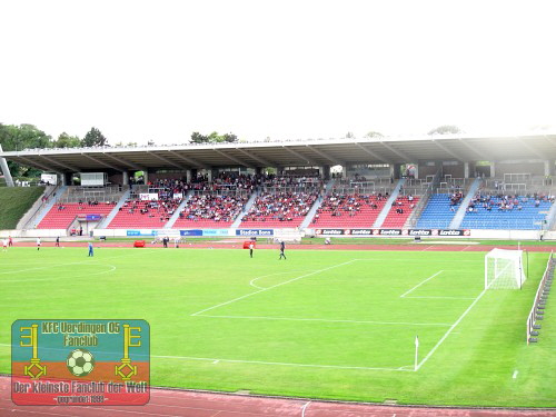 Blick in das Stadion im Sport Nord Bonn