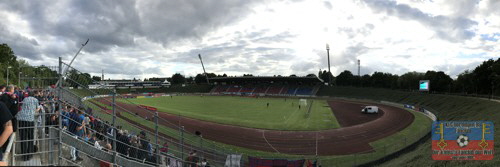 Blick in das Stadion im Sport Nord Bonn