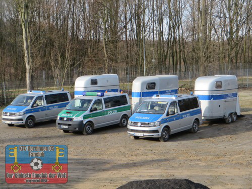 Berittene Polizei in BO-Wattenscheid