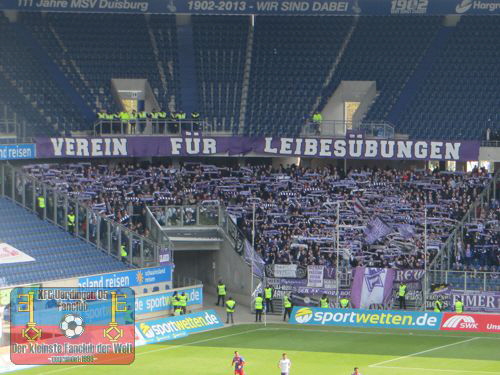 Osnabrücker Fans in Duisburg