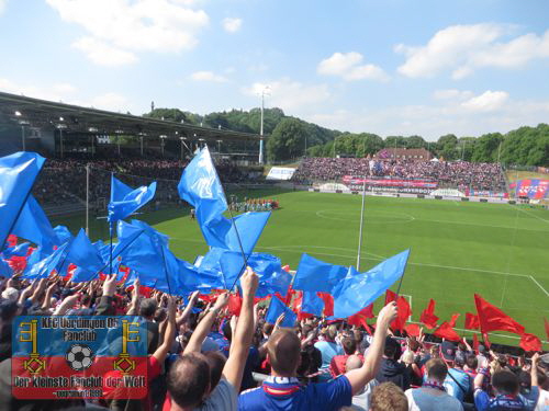 Uerdinger Fans in Wuppertal