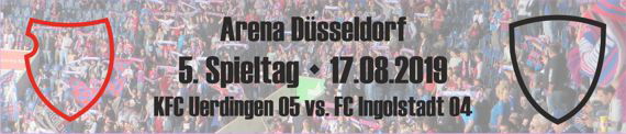 Banner vom 5. Spieltag gegen den FC Ingolstadt 04